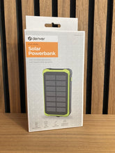 Indlæs billede til gallerivisning Denver Powerbank Solar PSO-10012 10000mAh
