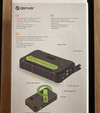 Indlæs billede til gallerivisning Denver Powerbank Solar PSO-10012 10000mAh
